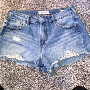denim shorts